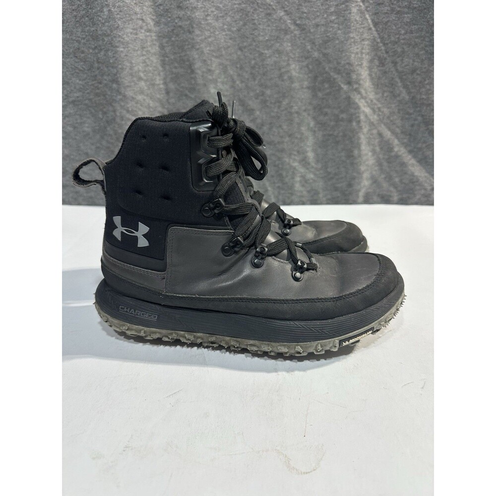 Under Armour Boots Fat Tire Govie Grey Black Michelin 1299193-100 Men’s Size 9